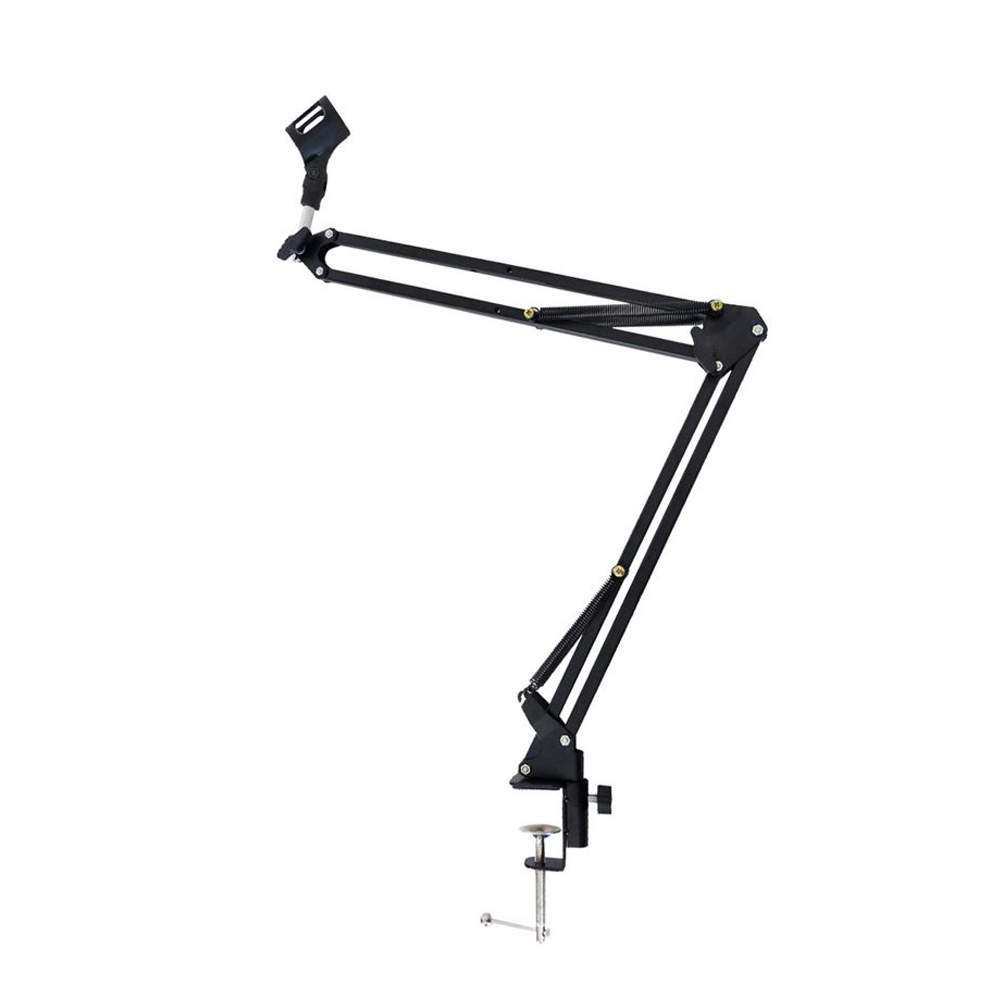 Boom Arm Stand - Foldable Metal Extendable Microphone Stand Bracket