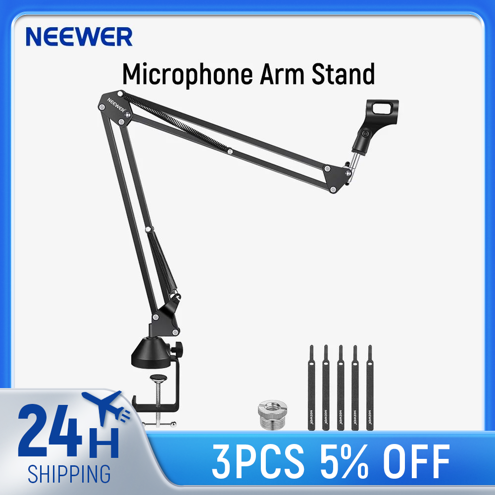 Boom Arm Stand - Neewer Microphone Arm Stand, Suspension Boom