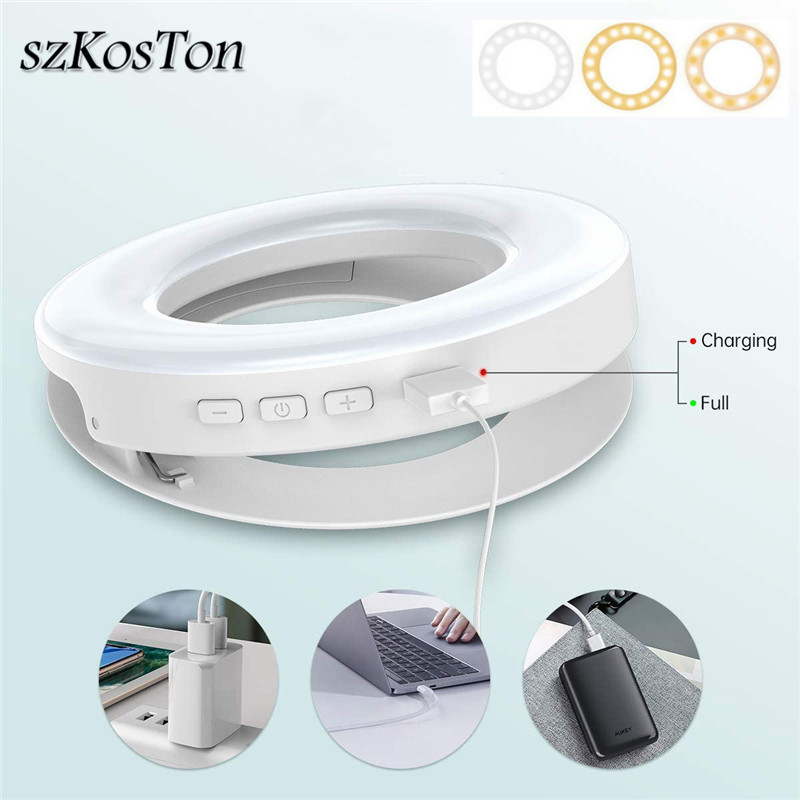 Portable LED Clip Ring Light 4 - Photography Lighting Circle ulasan dan harga