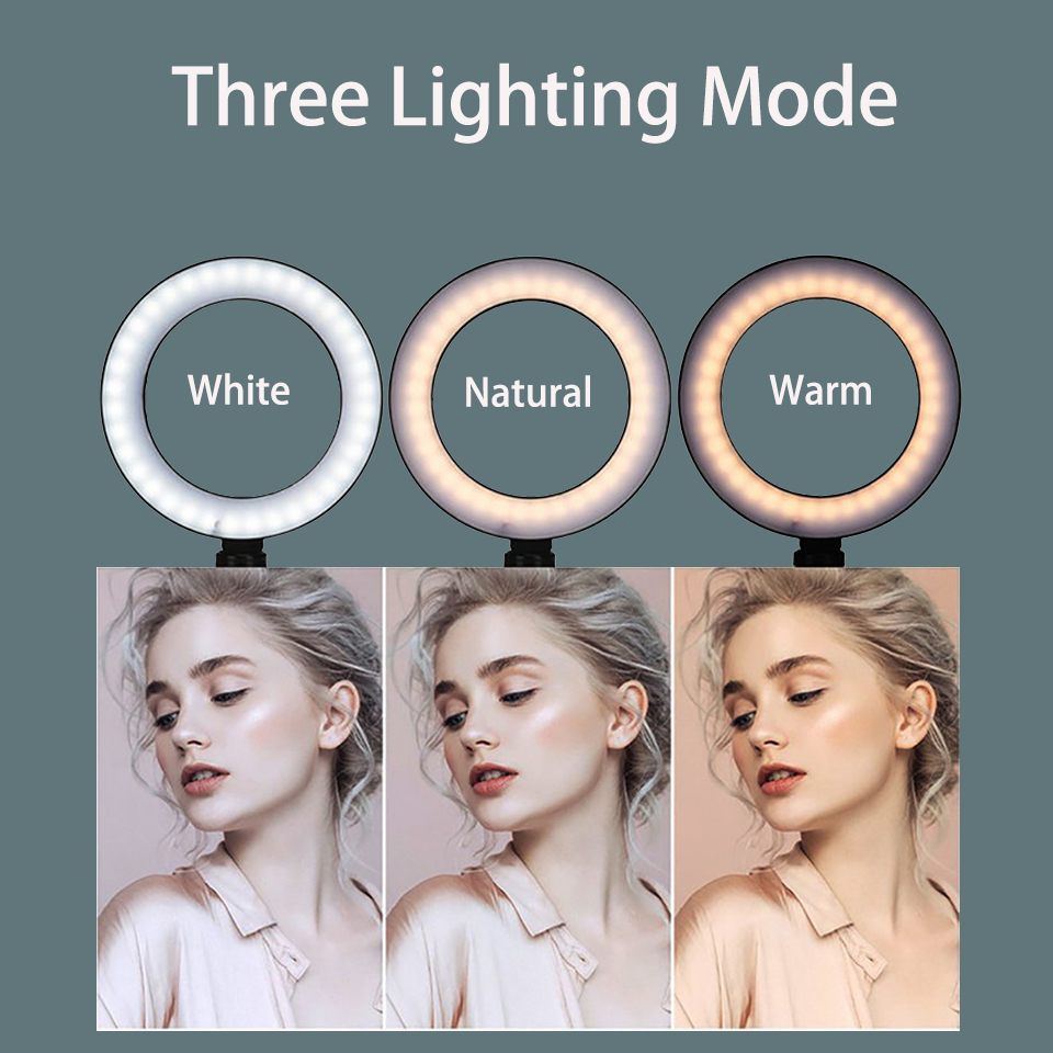 6inch Ring Light with Tripod L - Photography Lighting Circle ulasan dan harga