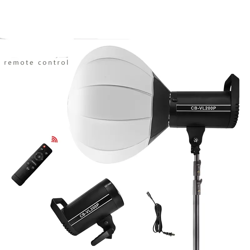 Brightness 200W portable indoo - Photography Lighting Learning ulasan dan harga