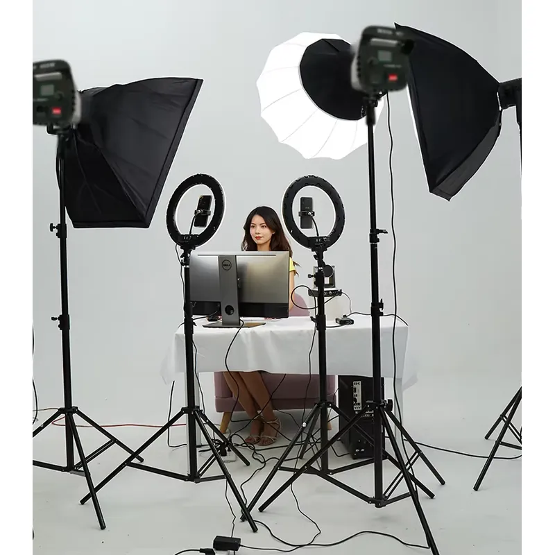 Brightness 200W portable indoo - Photography Lighting Learning ulasan dan harga