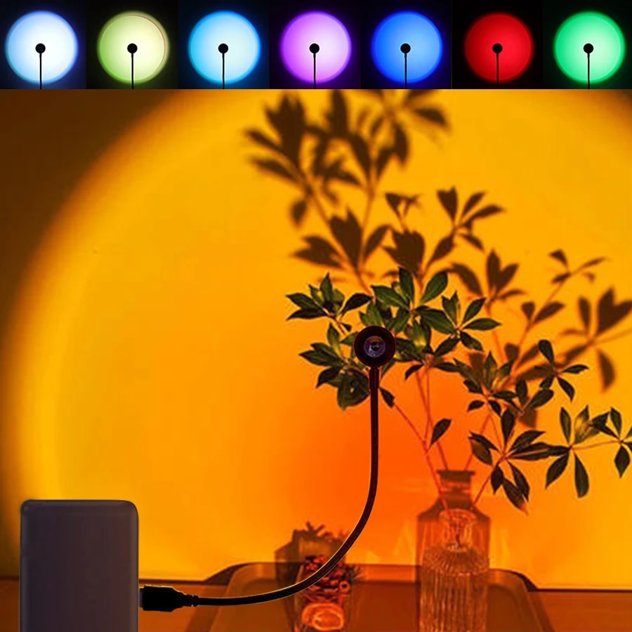 MeeToo USB Sunset Mood Lamp Le - Photography Lighting Mood ulasan dan harga