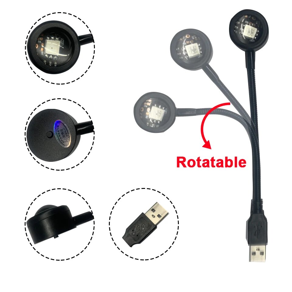 MeeToo USB Sunset Mood Lamp Le - Photography Lighting Mood ulasan dan harga
