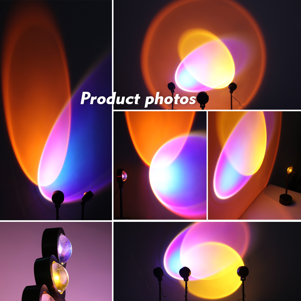 Sunset Lamp LED Rainbow Neon N - Photography Lighting Mood ulasan dan harga