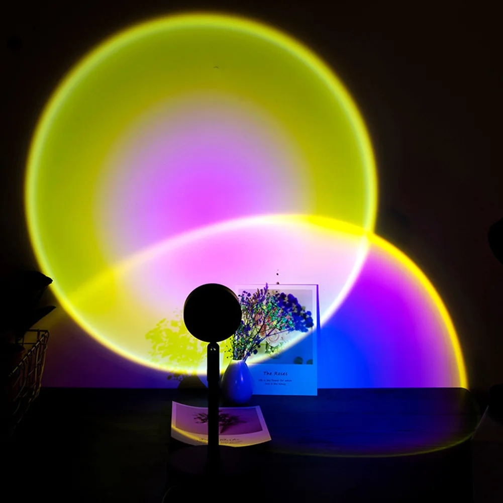 Sunset Lamp LED Rainbow Neon N - Photography Lighting Mood ulasan dan harga