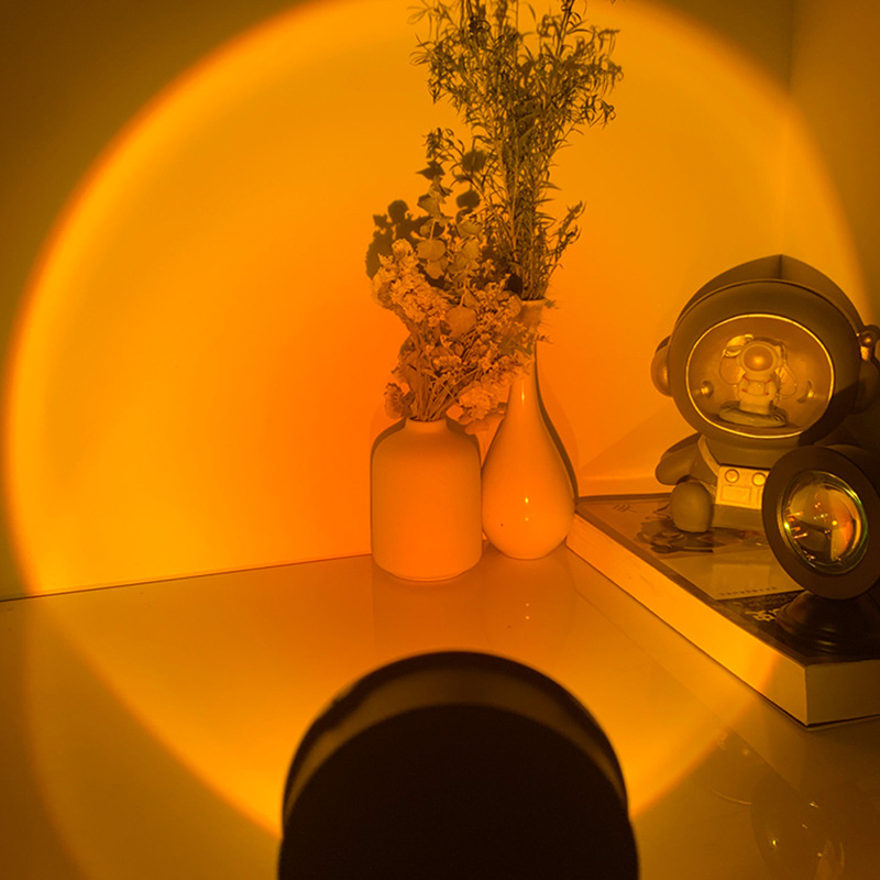 Led USB Sunset Lamp Projector  - Photography Lighting Mood ulasan dan harga