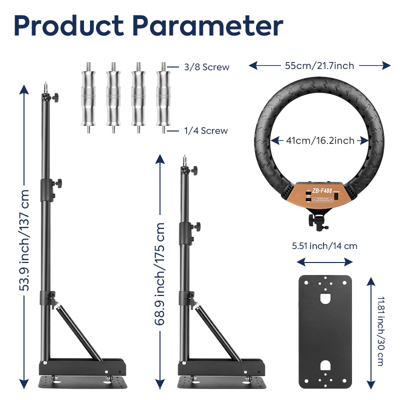 22in Ring Light Wall Mount,137 - Photography Lighting Triangle ulasan dan harga