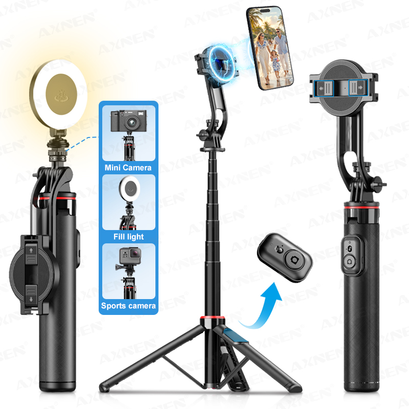 AXNEN C20 Magnetic Selfie Stic - Photography Lighting Circle ulasan dan harga