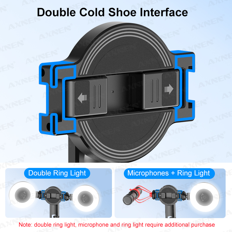 AXNEN C20 Magnetic Selfie Stic - Photography Lighting Circle ulasan dan harga