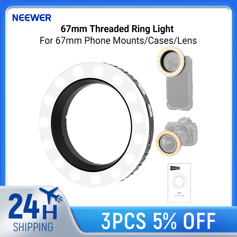 NEEWER Basics 67mm Threaded Ri - Photography Lighting Circle ulasan dan harga