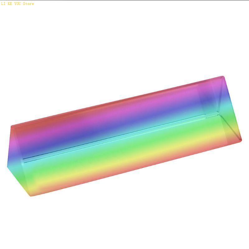 W3JE Crystal Optical Glass Tri - Photography Lighting Triangle ulasan dan harga