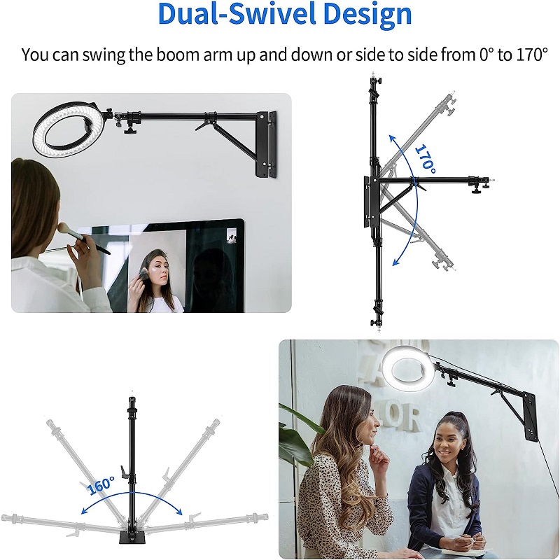 Selens 130cm Wall Mount Boom A - Photography Lighting Triangle ulasan dan harga