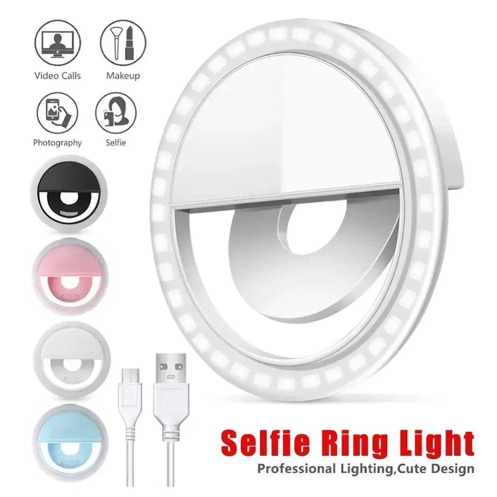 LED Selfie Ring Light Mobile P - Photography Lighting Circle ulasan dan harga
