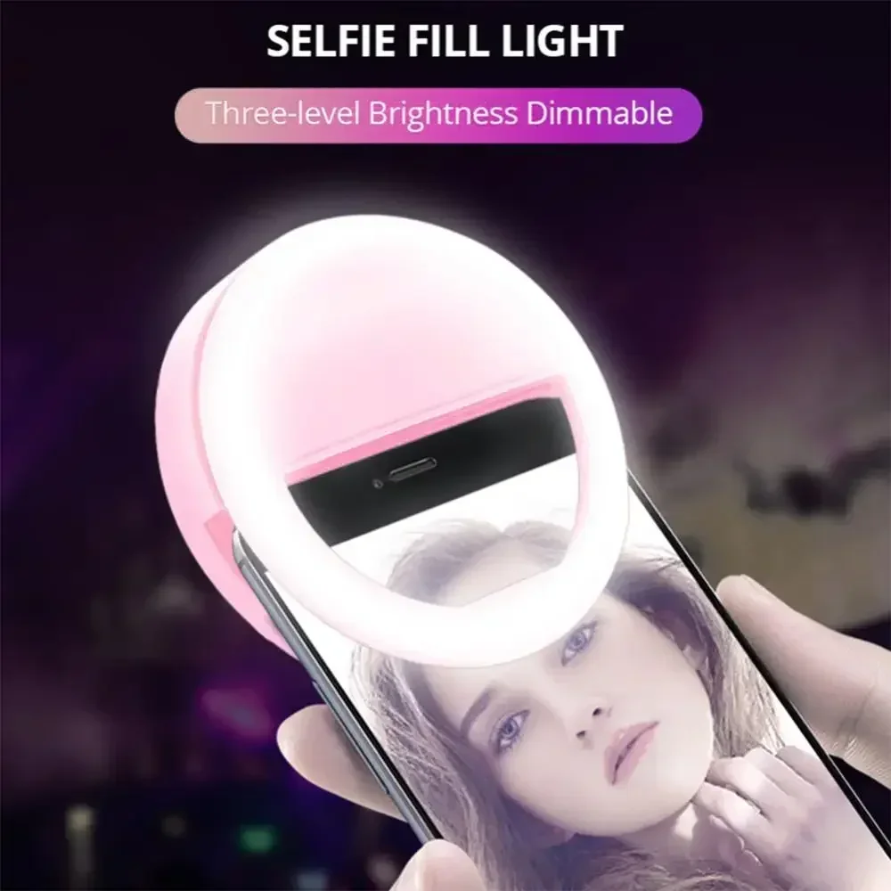 LED Selfie Ring Light Mobile P - Photography Lighting Circle ulasan dan harga