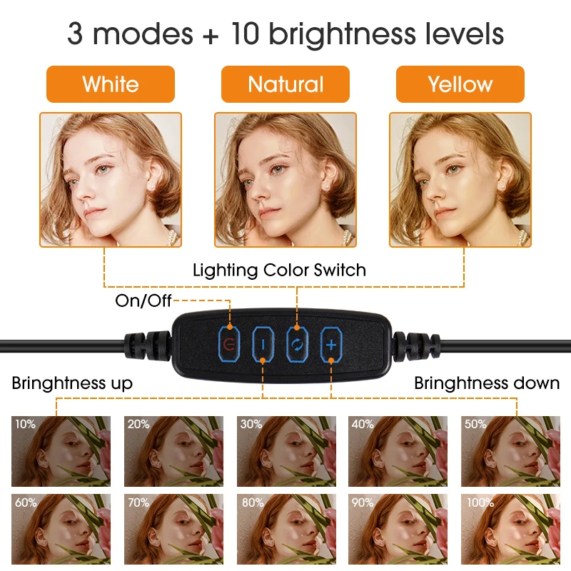 10 inch LED Selfie Ring Light  - Photography Lighting Circle ulasan dan harga