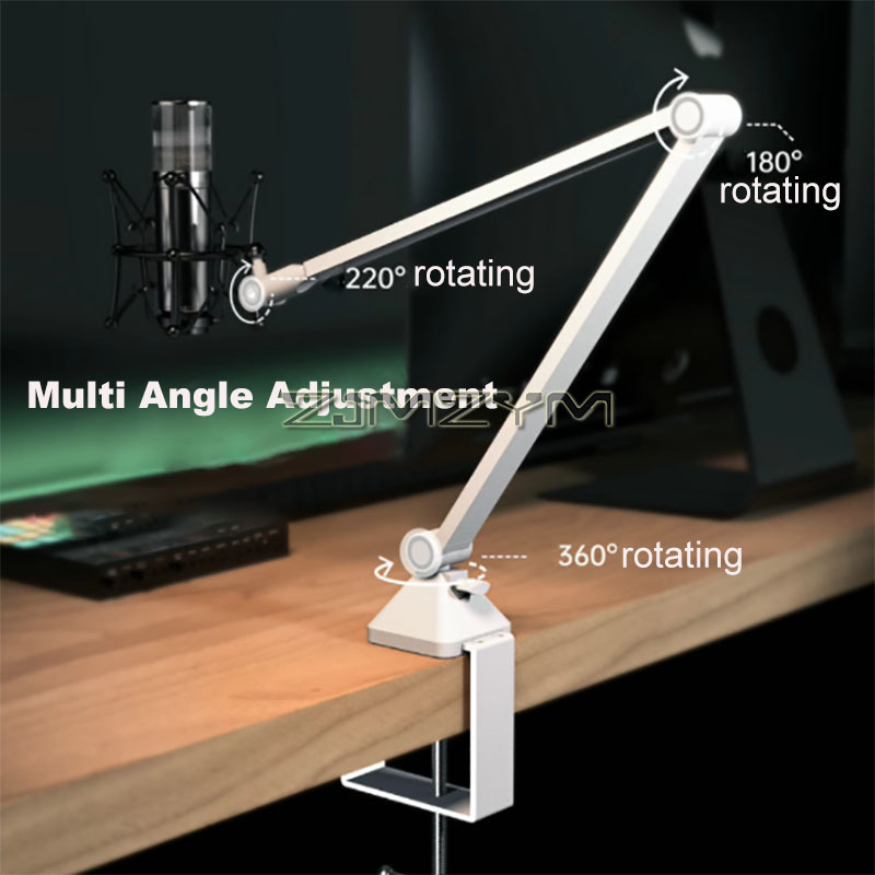 Mic Arm Stand Adjustable Deskt - Boom Arm Stand ulasan dan harga