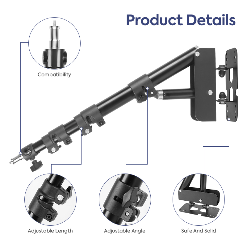 54-110cm Triangle Wall Mount B - Photography Lighting Triangle ulasan dan harga
