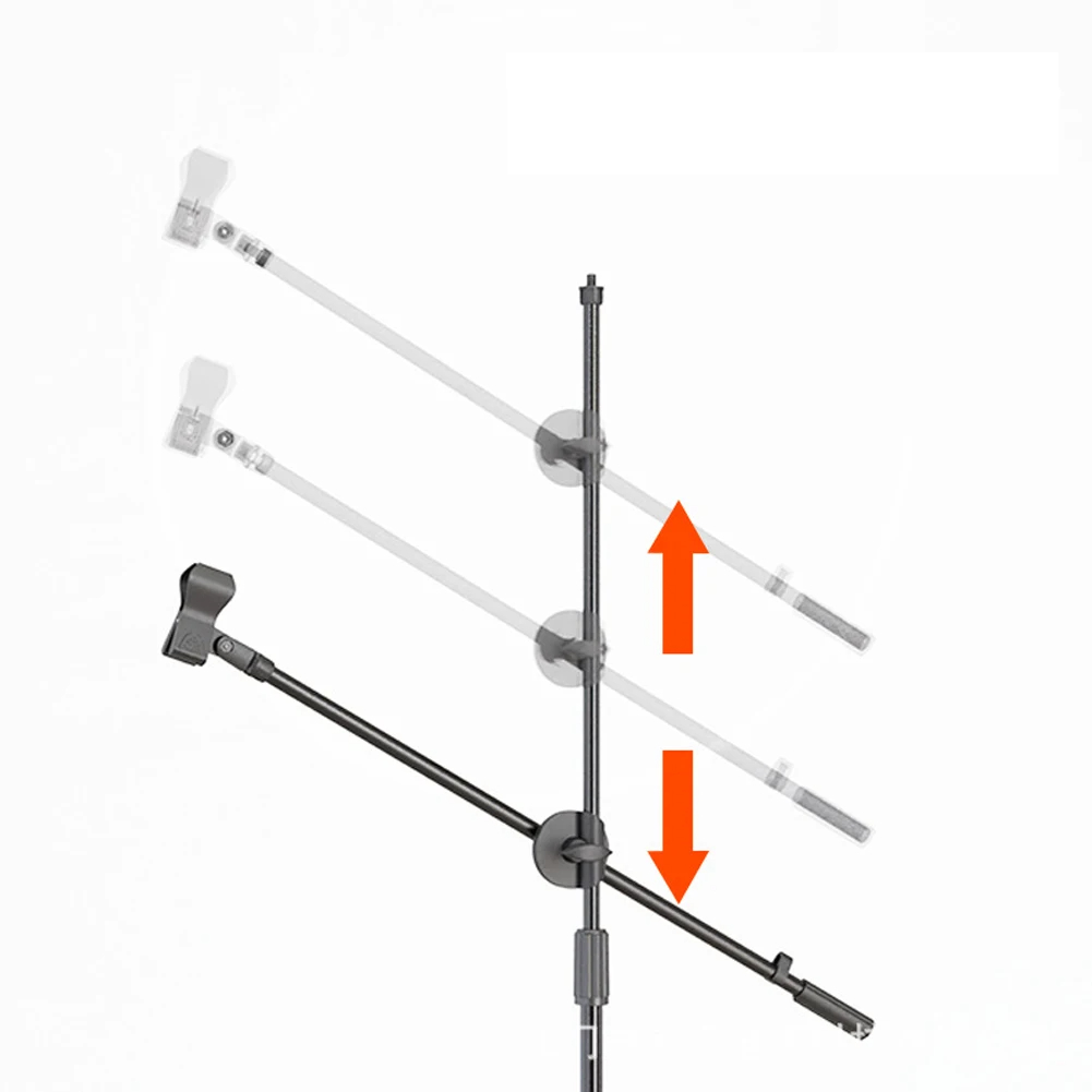 Metal Microphone Stand Adjusta - Boom Arm Stand ulasan dan harga