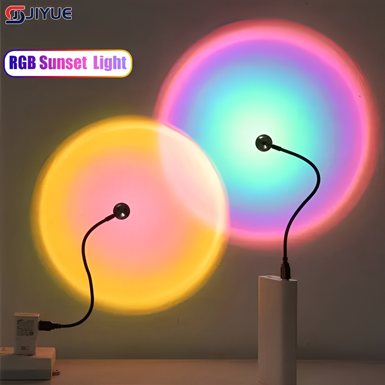 Mini USB ED Sunset Lamp Nightl - Photography Lighting Mood ulasan dan harga