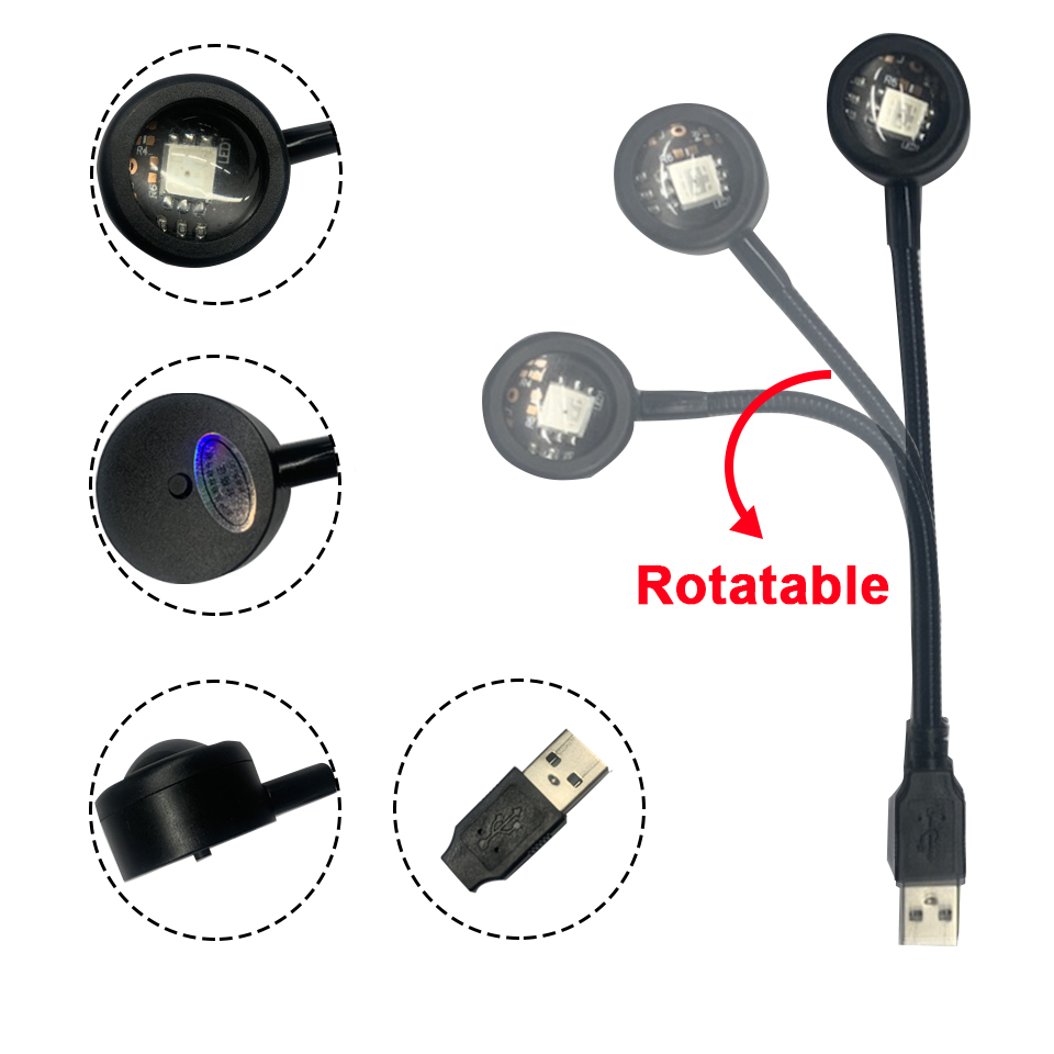 LED Sunset Lamp Nightlights US - Photography Lighting Mood ulasan dan harga
