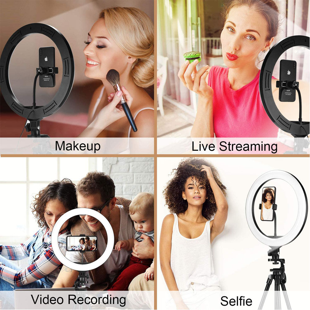 26 33CM Video Lights Dimmable  - Photography Lighting Circle ulasan dan harga